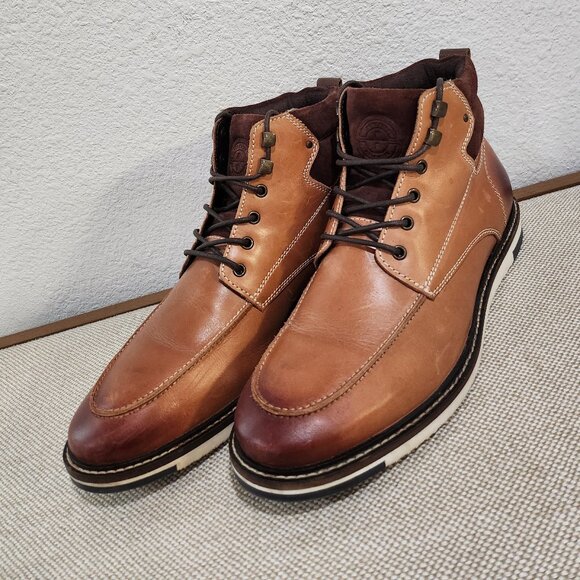 Reserved Footwear Kappa Men's Leather Ankle Boots. - Picture 1 of 12